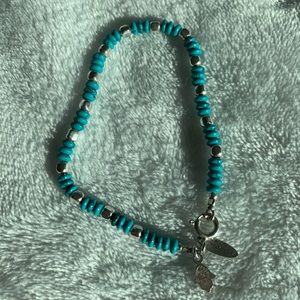 Sterling Silver Magnolia Hamsa Bracelet